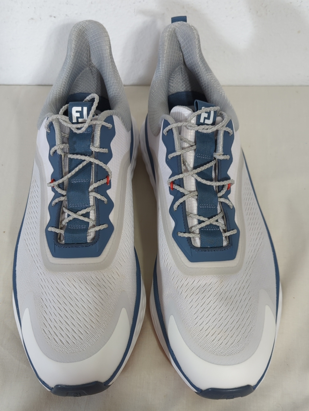 FootJoy Men's White and Blue Golf Ortholite Impressions Size 15M
